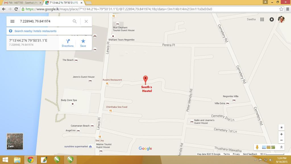 Seetha'S Hostel Negombo Kültér fotó